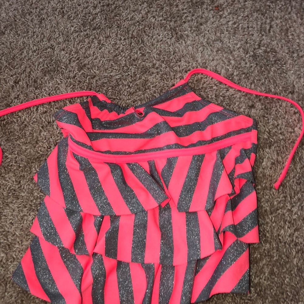 cute striped bathing suit top